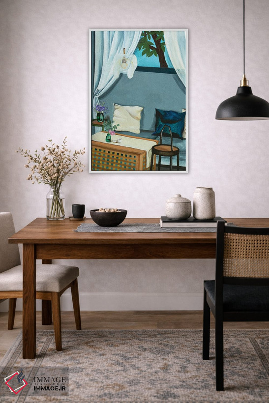 تابلو دکوراتیو Our Time,من و تو، زمان ما اثر آن میونگ هیون - D1W