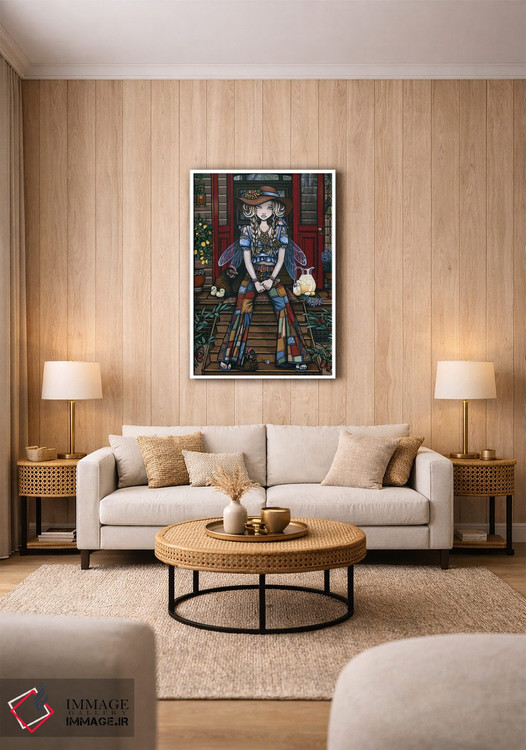 تابلو دکوراتیو آدالین اثر مایکا جلینا - D1W