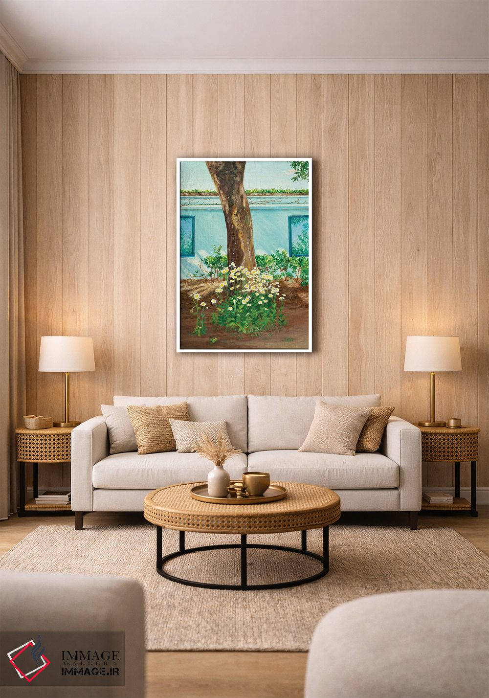 تابلو دکوراتیو Together,با هم، با هم اثر آن میونگ هیون - D1W