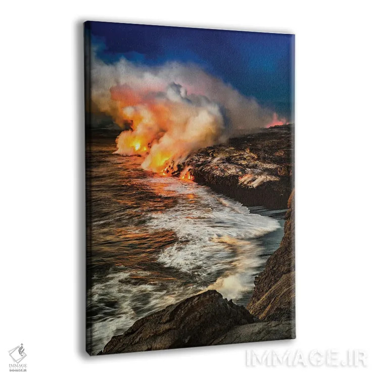 تابلو دکوراتیو پالی داغ اثر شین مایرز - نمای پرسپکتیو محصول