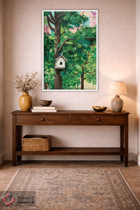 تابلو دکوراتیو Chirping,جرجر اثر آن میونگ هیون - D3W