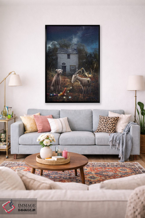 تابلو دکوراتیو به تالار تیمبل خوش آمدید اثر ماتیلدا کونه کا - D1B