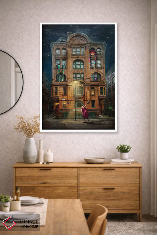 تابلو دکوراتیو کابوس در خیابان دیل اثر ماتیلدا کونه کا - D2W