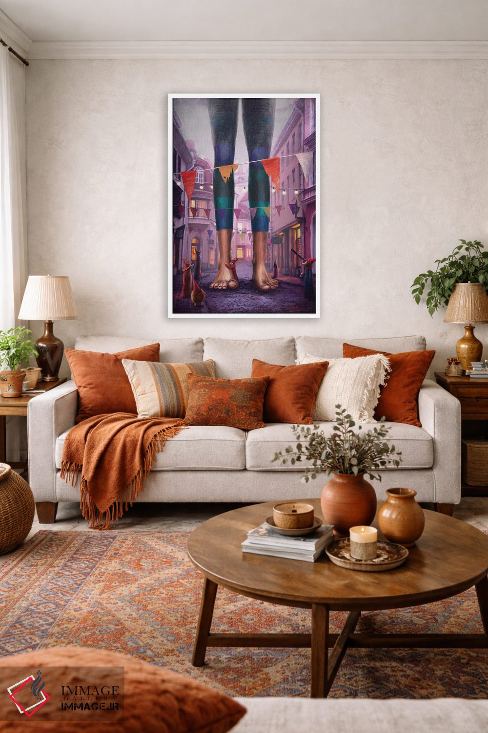 تابلو دکوراتیو مهمان اثر ماتیلدا کونه کا - D2W