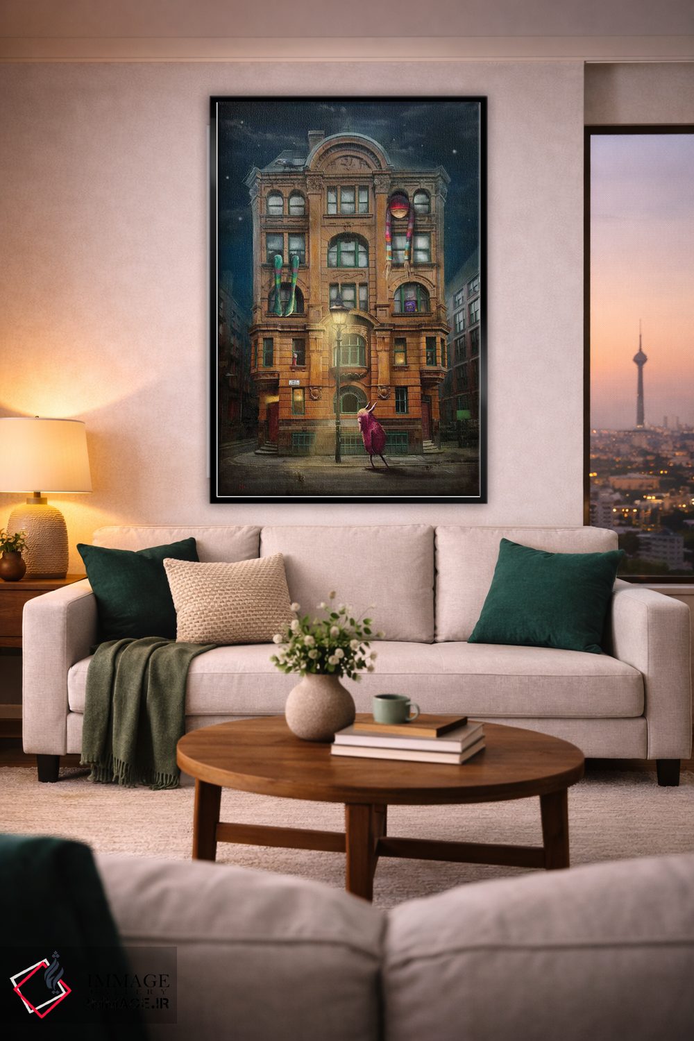 تابلو دکوراتیو کابوس در خیابان دیل اثر ماتیلدا کونه کا - D3B