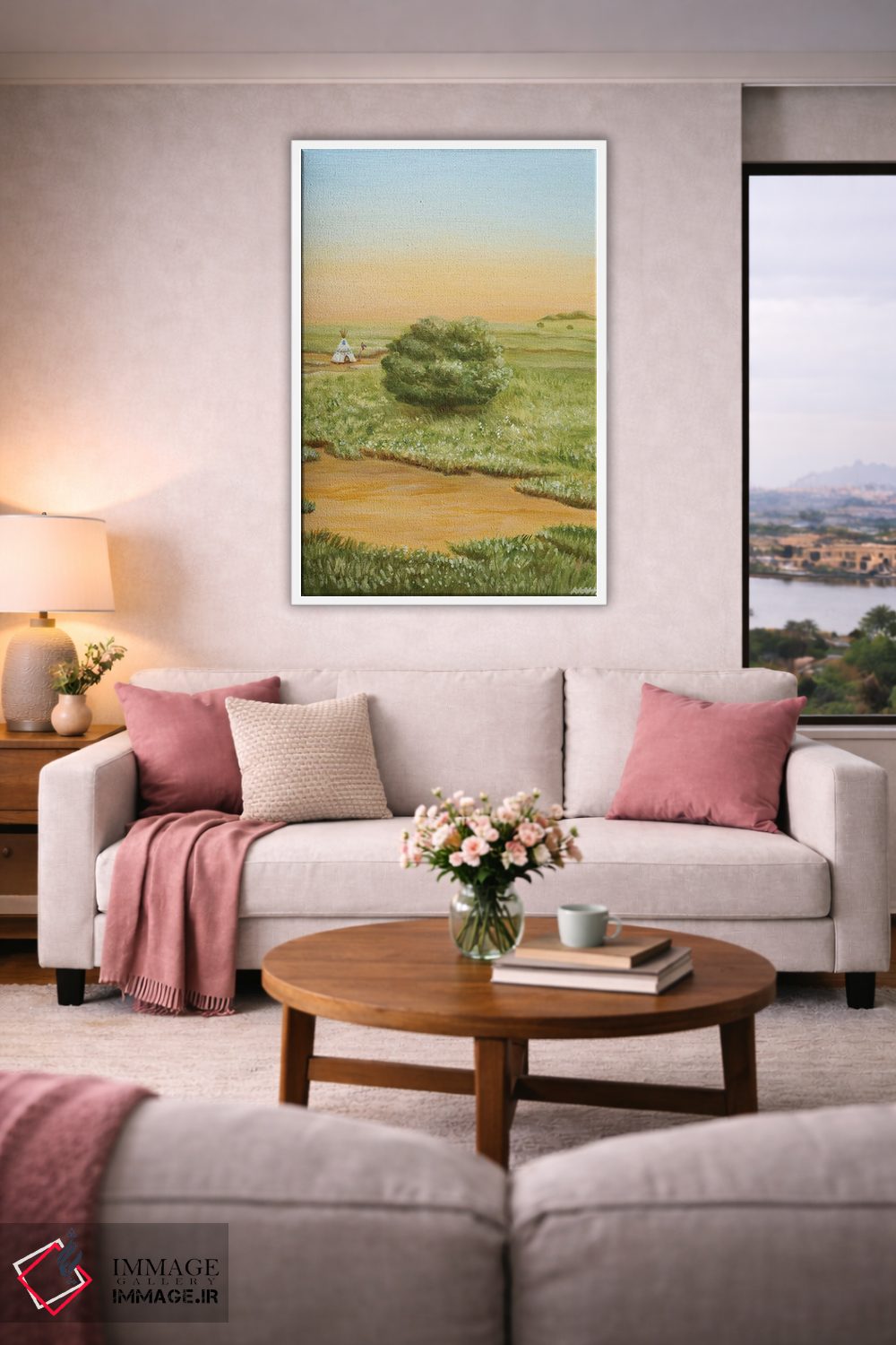 تابلو دکوراتیو نفس بکش.۰۵ اثر آن میونگ هیون - D4W