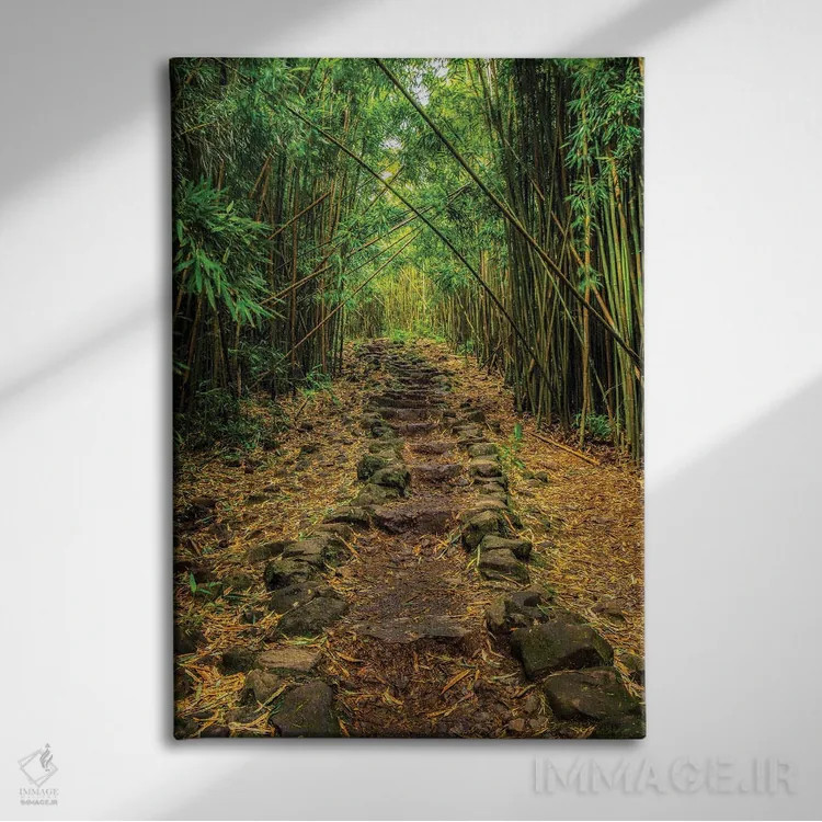 تابلو دکوراتیو گول خورده اثر شین مایرز - نمای روبهرو روی دیوار