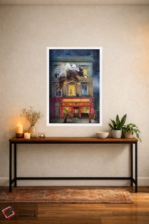 تابلو دکوراتیو خانه فیل اثر ماتیلدا کونه کا - D3W