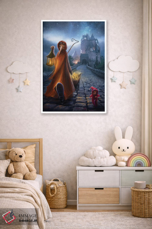 تابلو دکوراتیو جمع کننده تاج اثر ماتیلدا کونه کا - D3W