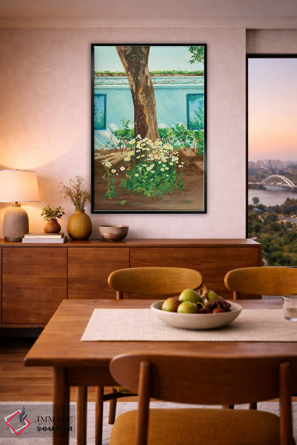 تابلو دکوراتیو Together,با هم، با هم اثر آن میونگ هیون - D6B