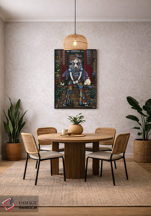 تابلو دکوراتیو آدالین اثر مایکا جلینا - D6B