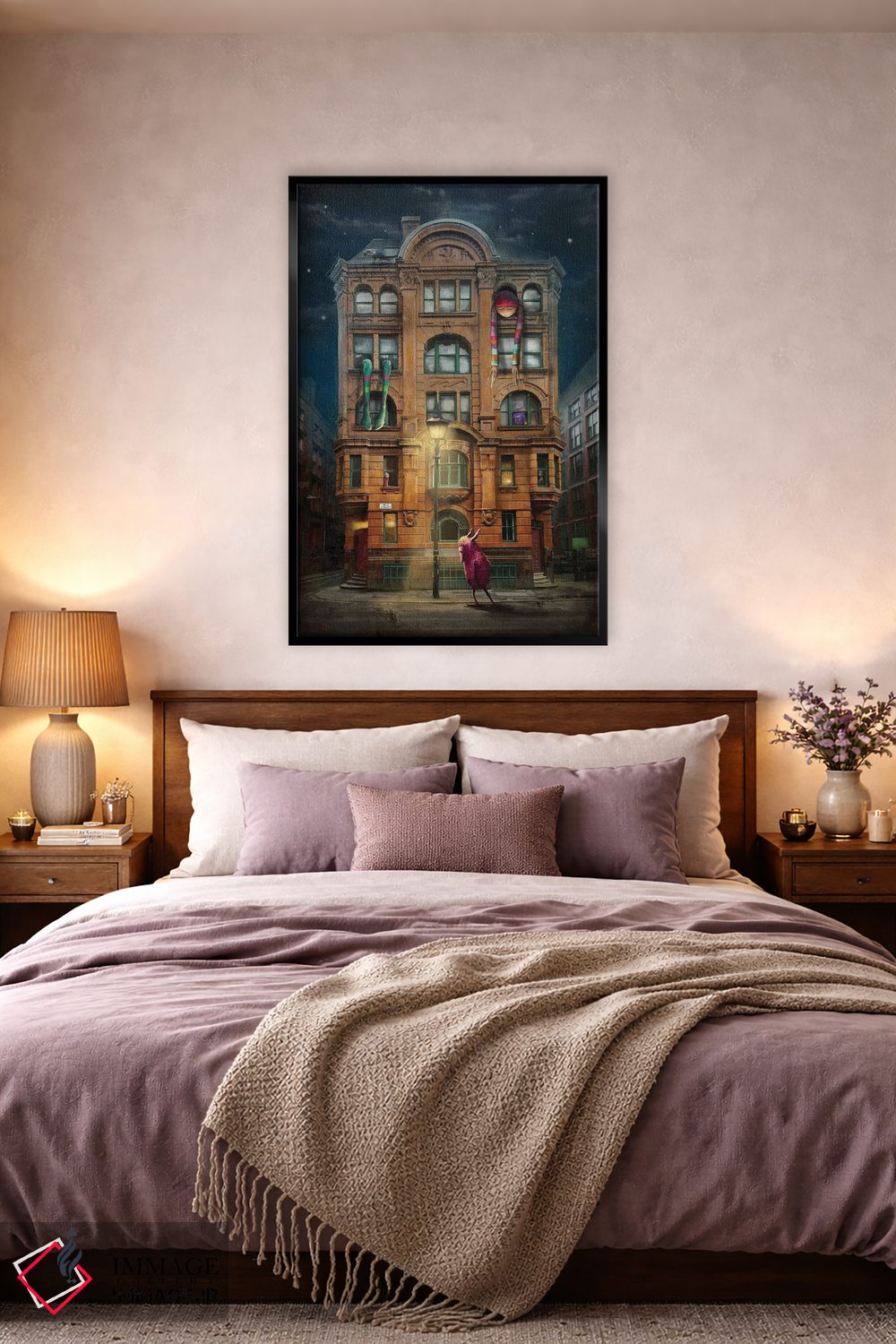 تابلو دکوراتیو کابوس در خیابان دیل اثر ماتیلدا کونه کا - D5B