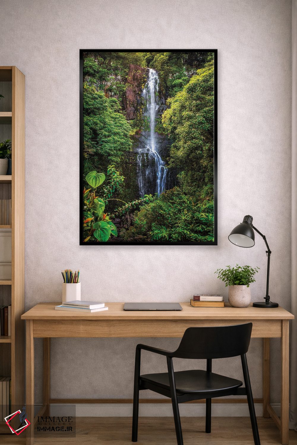 تابلو دکوراتیو Maui,آبشار وایلوآ، مائویی اثر شین مایرز - D2B