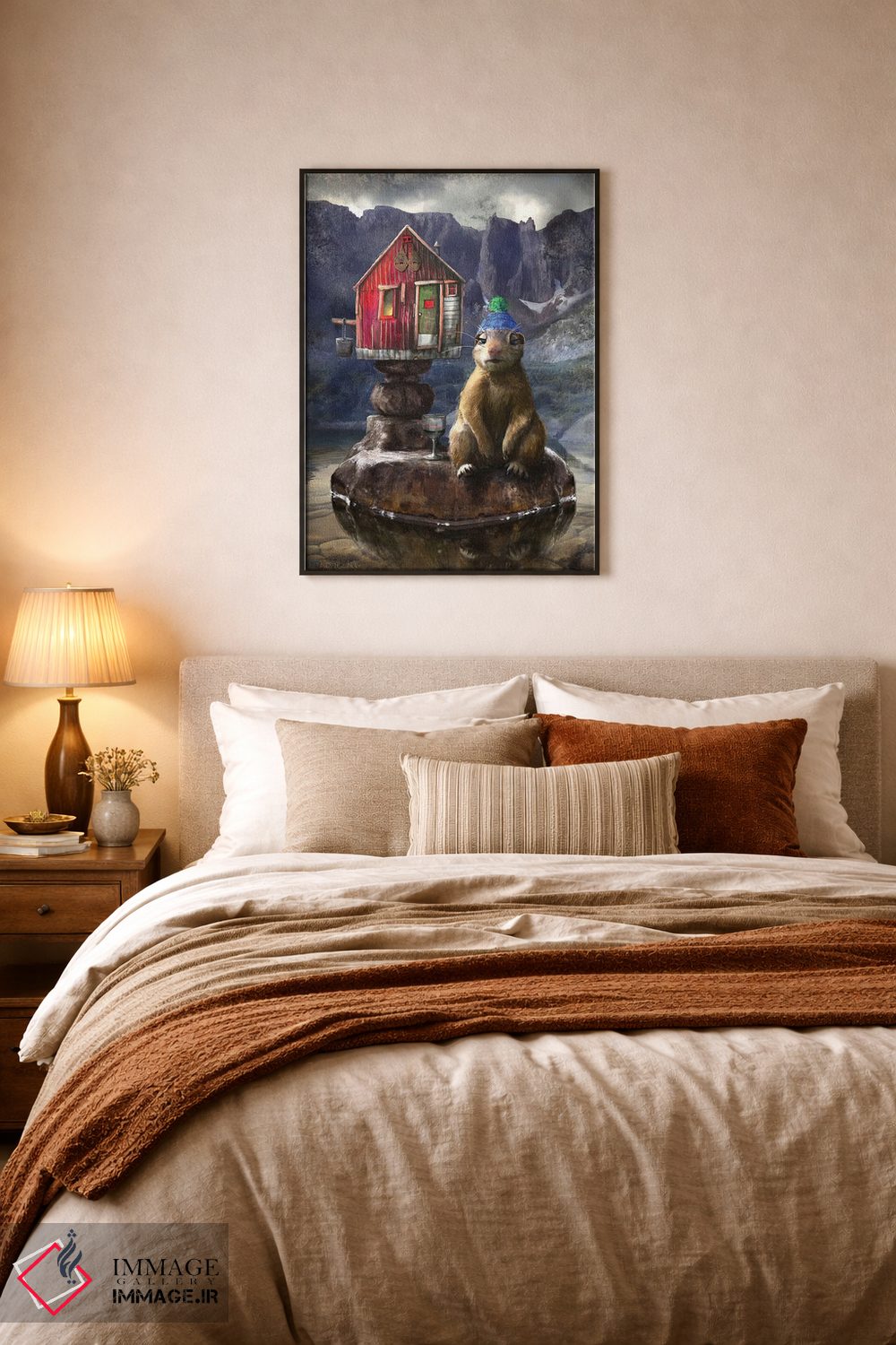 تابلو دکوراتیو پرتره ای از آخرین گوفر اثر ماتیلدا کونه کا - D6B