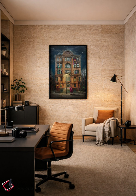 تابلو دکوراتیو کابوس در خیابان دیل اثر ماتیلدا کونه کا - D6B