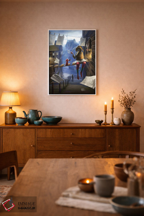 تابلو دکوراتیو نویسنده اثر ماتیلدا کونه کا - D5W