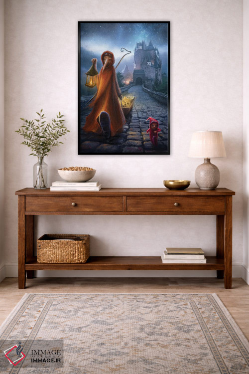 تابلو دکوراتیو جمع کننده تاج اثر ماتیلدا کونه کا - D5B