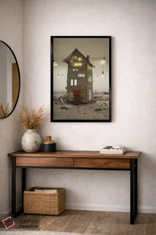 تابلو دکوراتیو کارخانه لامپ اثر ماتیلدا کونه کا - D4B