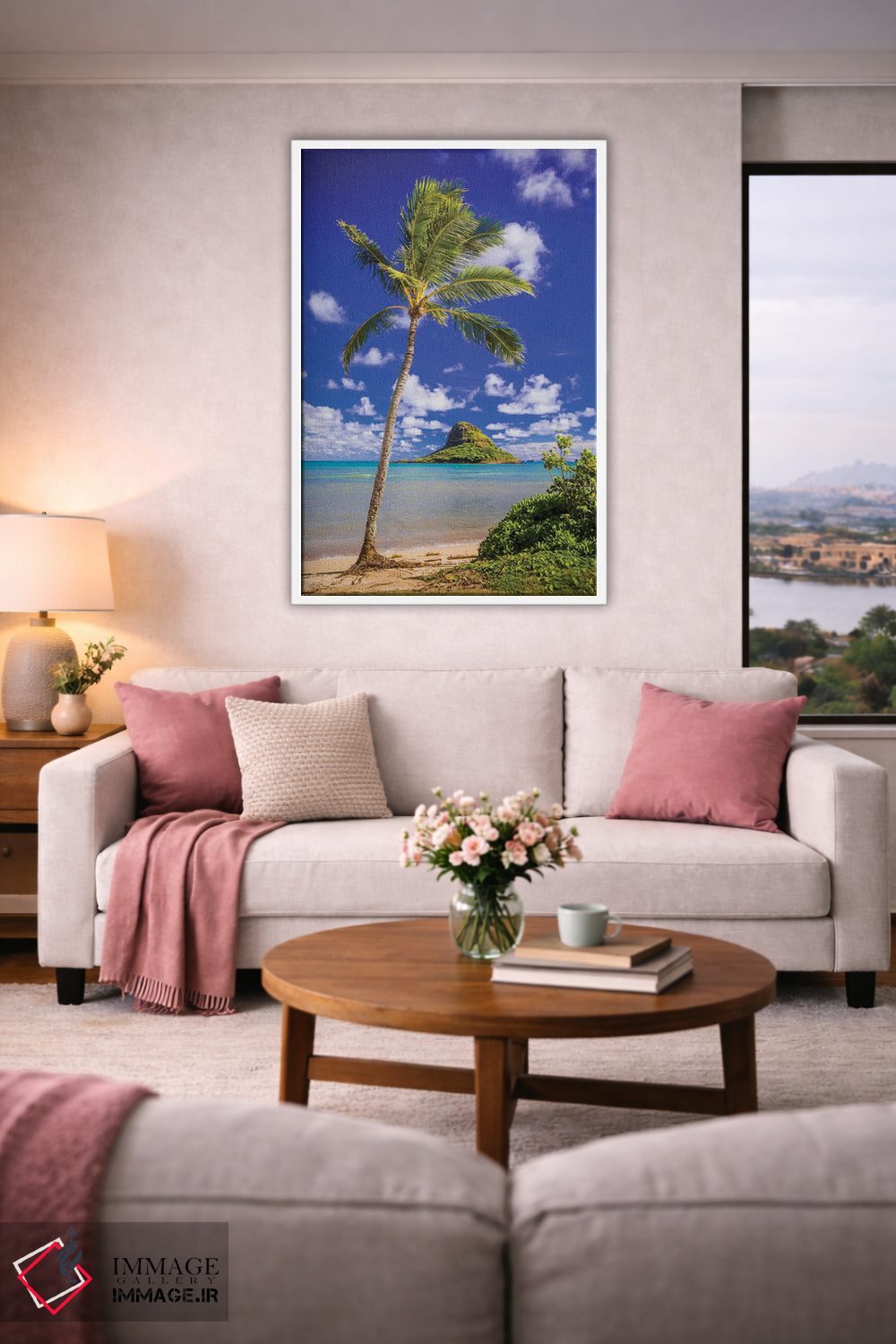 تابلو دکوراتیو کلاه نارگیلی اثر شین مایرز - D3W