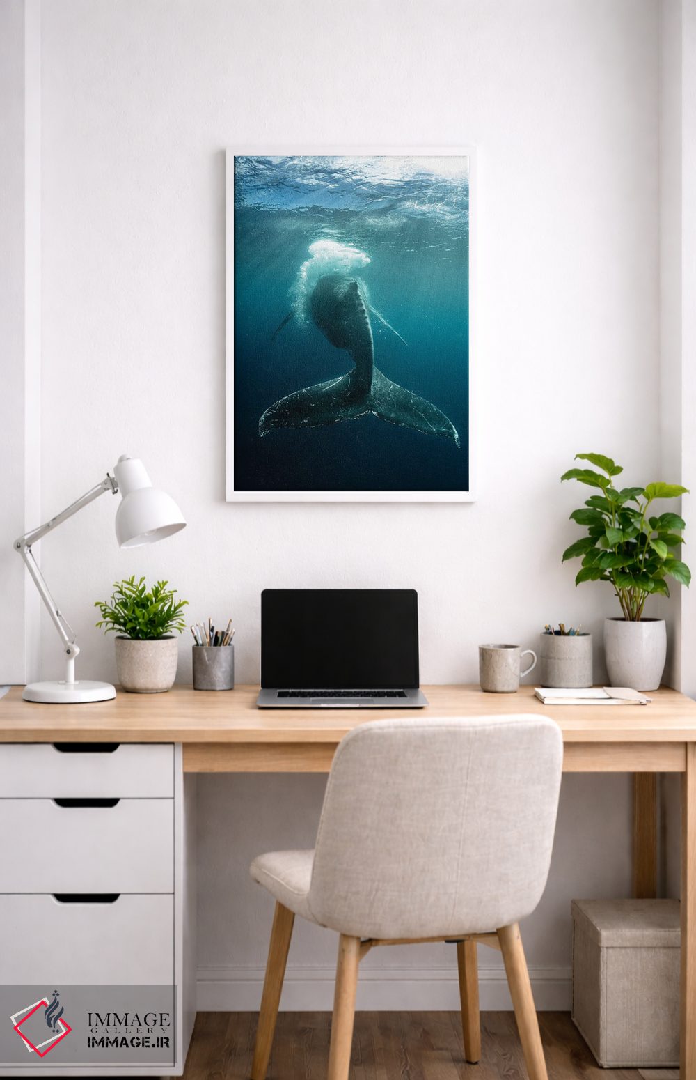 تابلو دکوراتیو شلاق حبابی اثر شین مایرز - D4W