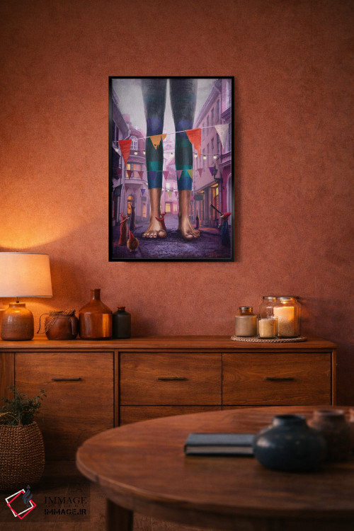 تابلو دکوراتیو مهمان اثر ماتیلدا کونه کا - D6B