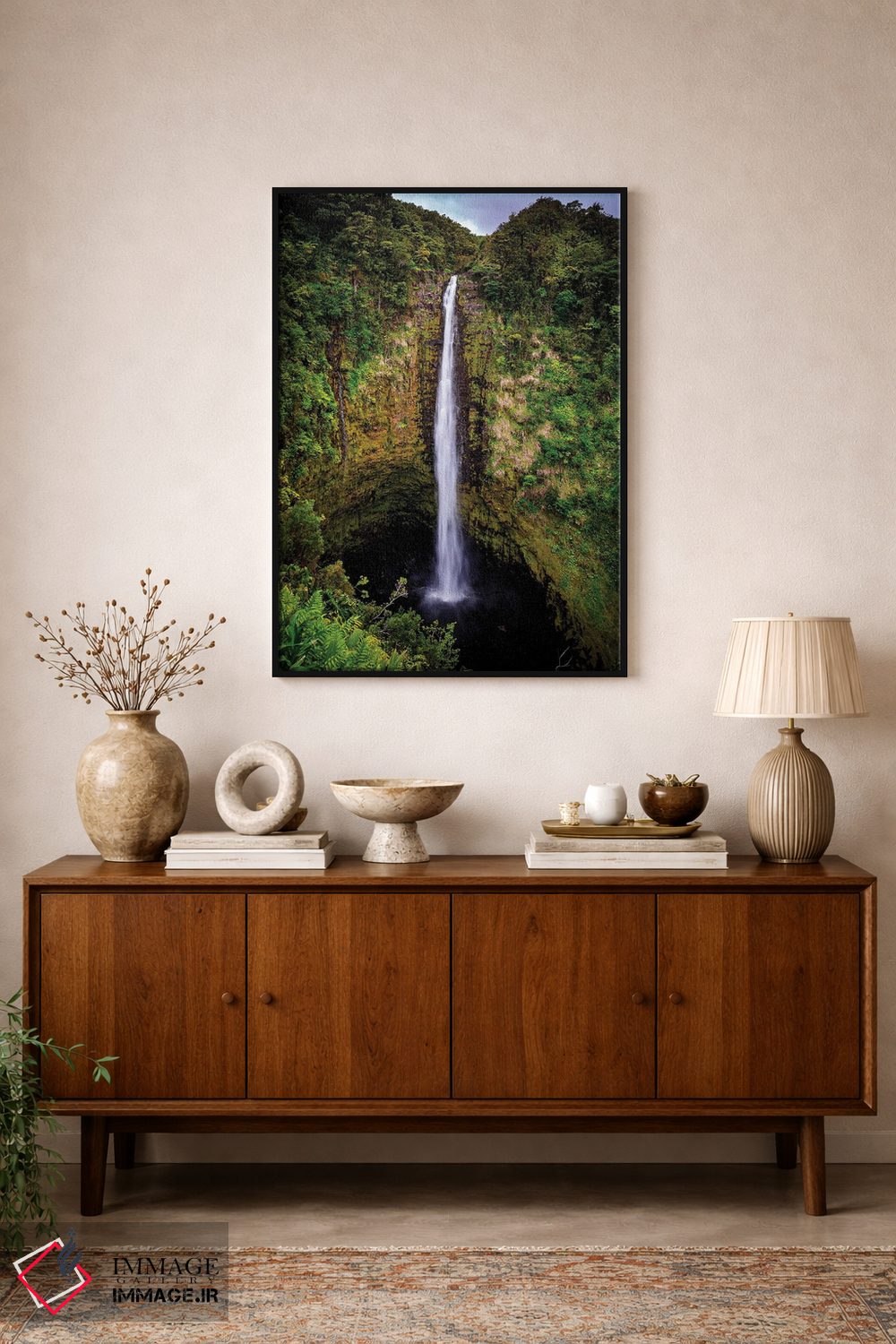 تابلو دکوراتیو آبشار آکاکا اثر شین مایرز - D2B