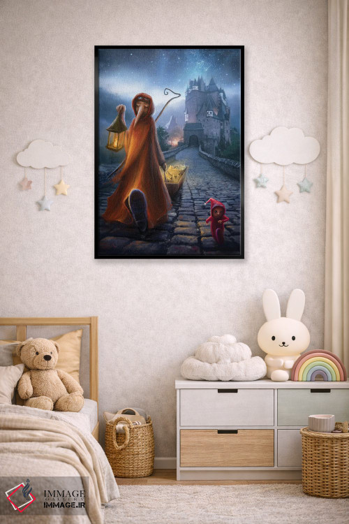 تابلو دکوراتیو جمع کننده تاج اثر ماتیلدا کونه کا - D6B