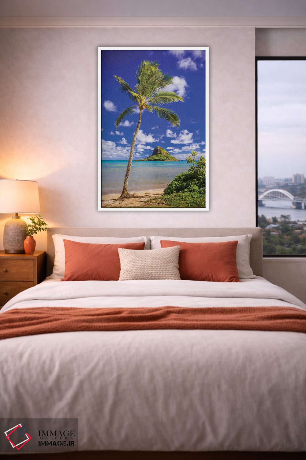 تابلو دکوراتیو کلاه نارگیلی اثر شین مایرز - D4W