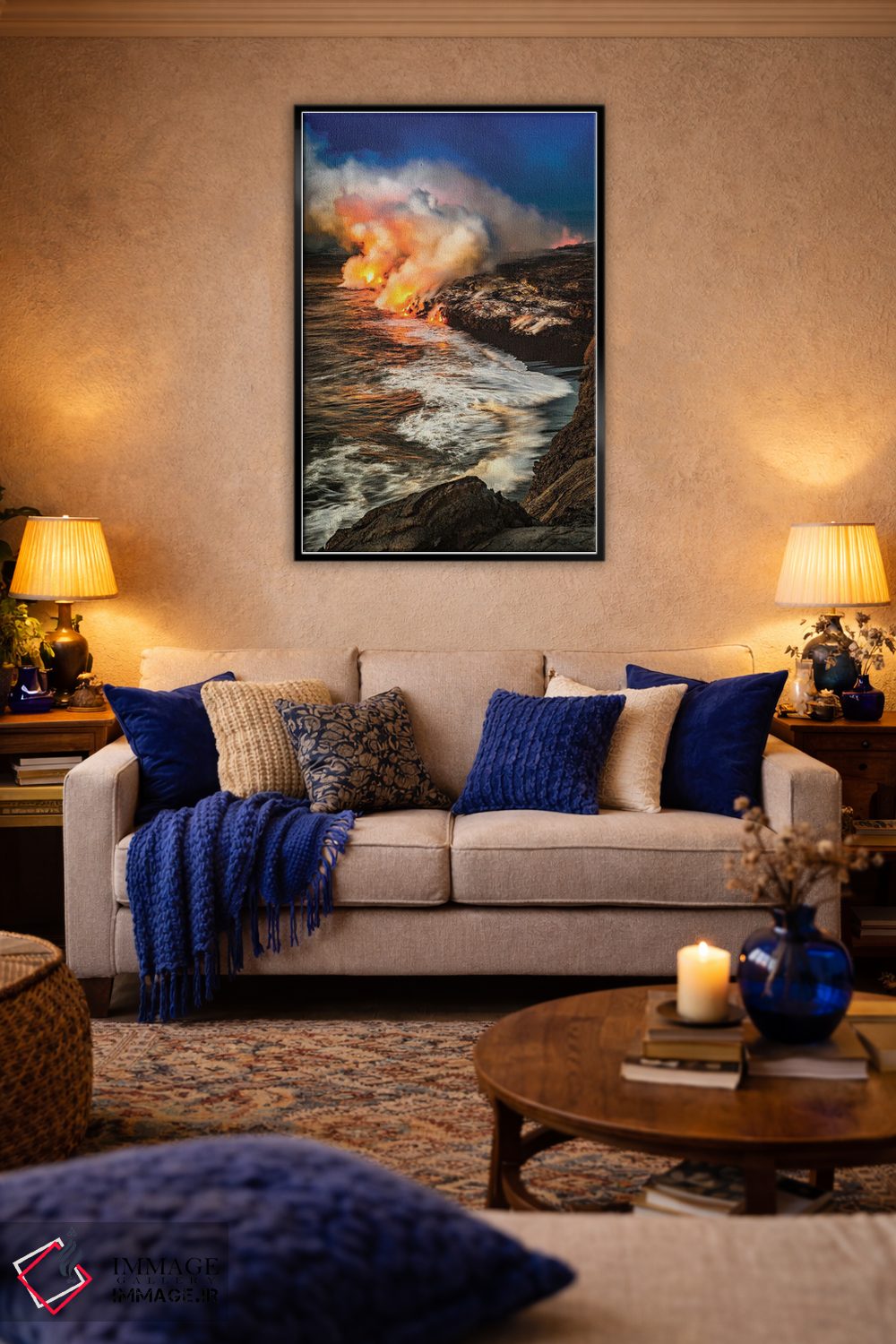 تابلو دکوراتیو پالی داغ اثر شین مایرز - D3B