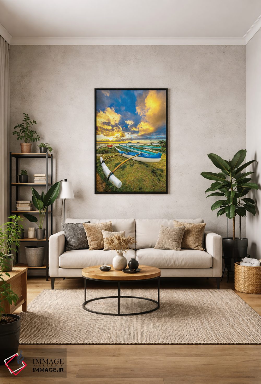 تابلو دکوراتیو اما پایین اثر شین مایرز - D1B