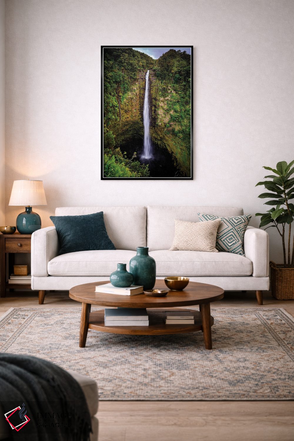 تابلو دکوراتیو آبشار آکاکا اثر شین مایرز - D4B