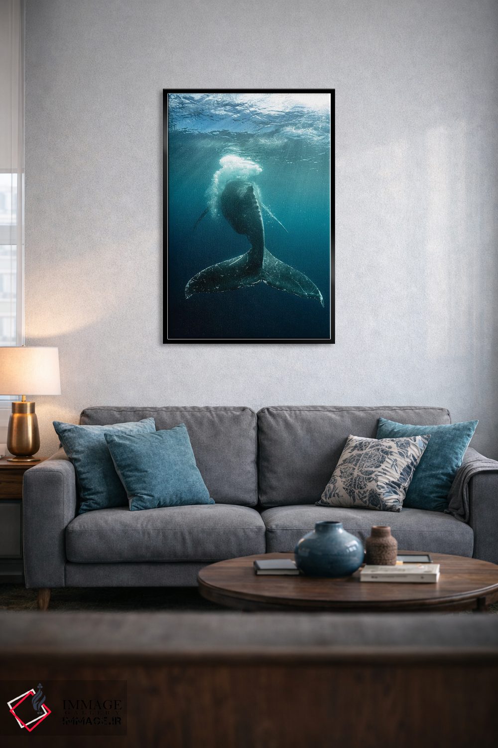 تابلو دکوراتیو شلاق حبابی اثر شین مایرز - D6B