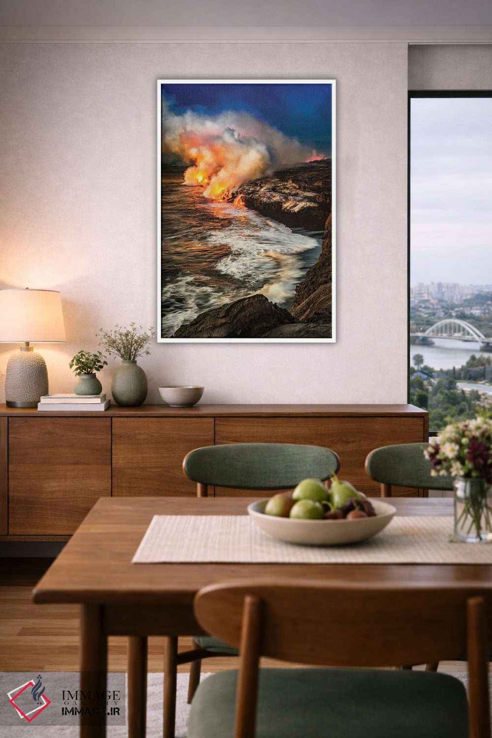 تابلو دکوراتیو پالی داغ اثر شین مایرز - D5W