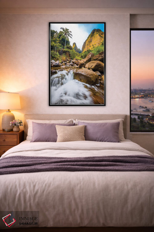 تابلو دکوراتیو سوزن ایائو اثر شین مایرز - D5B