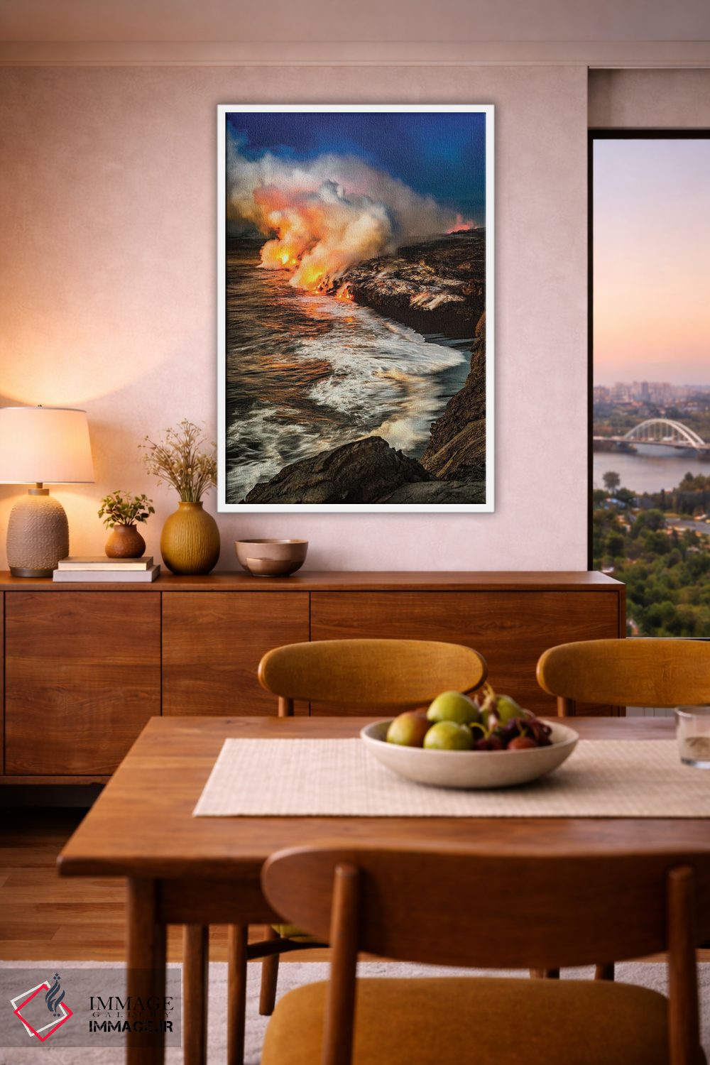 تابلو دکوراتیو پالی داغ اثر شین مایرز - D6W