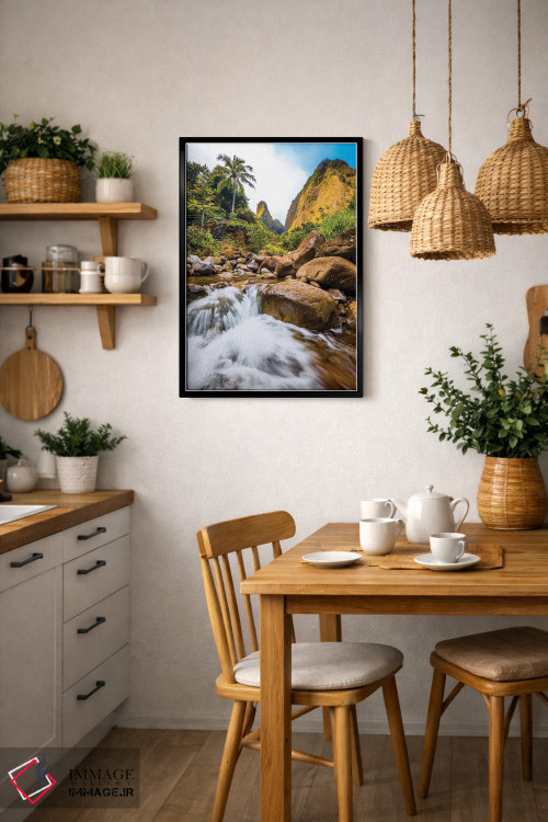 تابلو دکوراتیو سوزن ایائو اثر شین مایرز - D6B