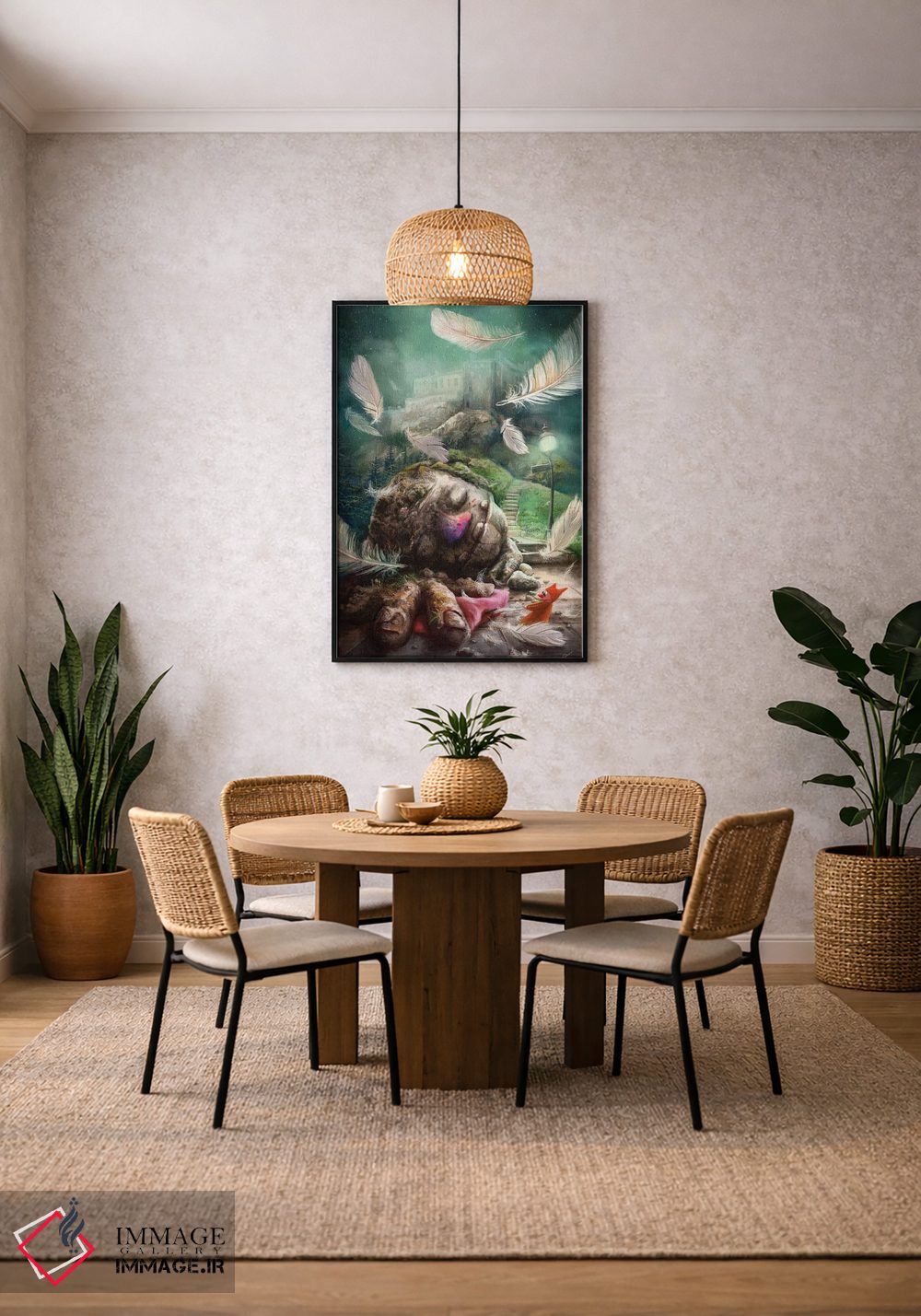 تابلو دکوراتیو هیولای خواب آلود اثر ماتیلدا کونه کا - D5B