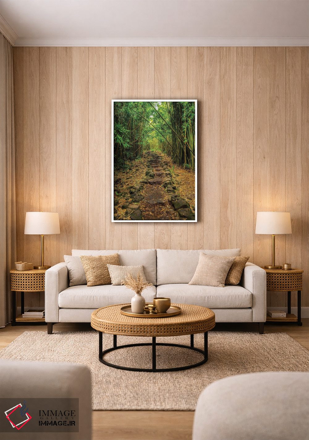 تابلو دکوراتیو گول خورده اثر شین مایرز - D1W