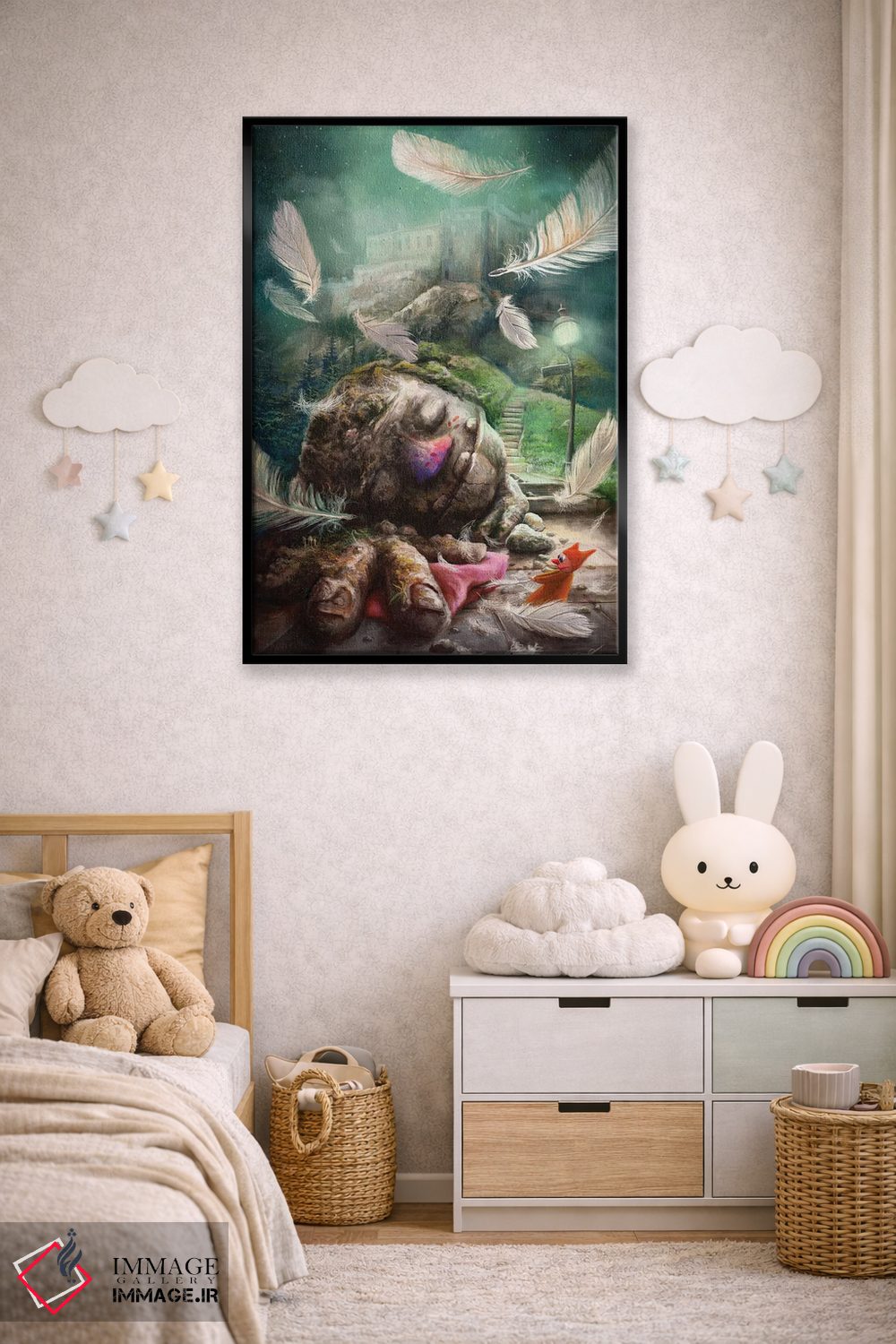 تابلو دکوراتیو هیولای خواب آلود اثر ماتیلدا کونه کا - D6B