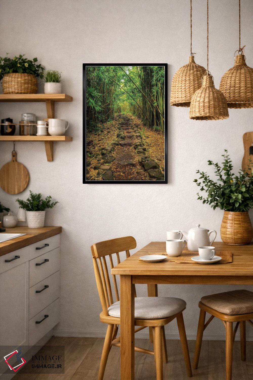 تابلو دکوراتیو گول خورده اثر شین مایرز - D6B