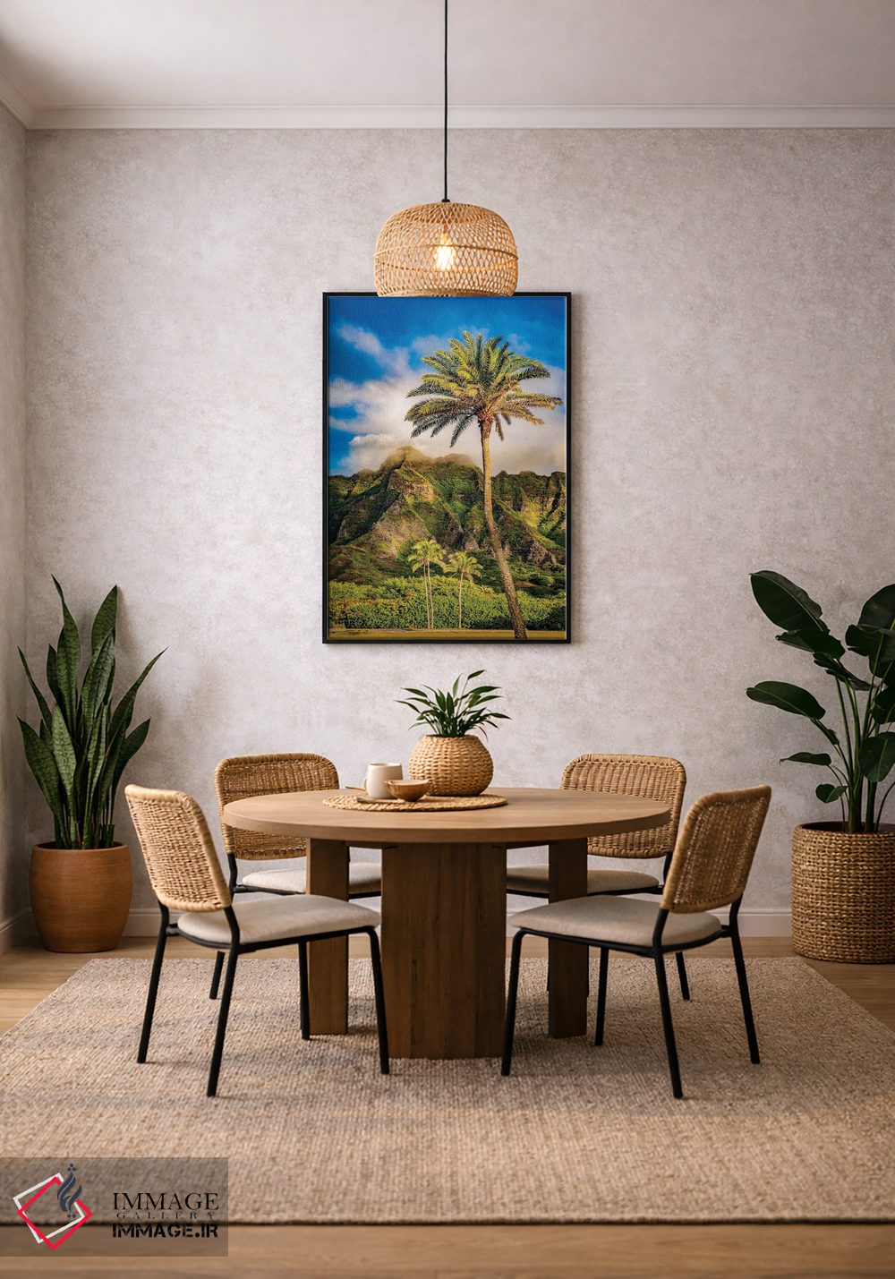 تابلو دکوراتیو تزئین با روبان براق اثر شین مایرز - D3B