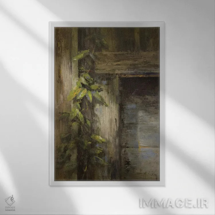 تابلو دکوراتیو پافشار اثر مری هابلی - نمای قابدار سفید