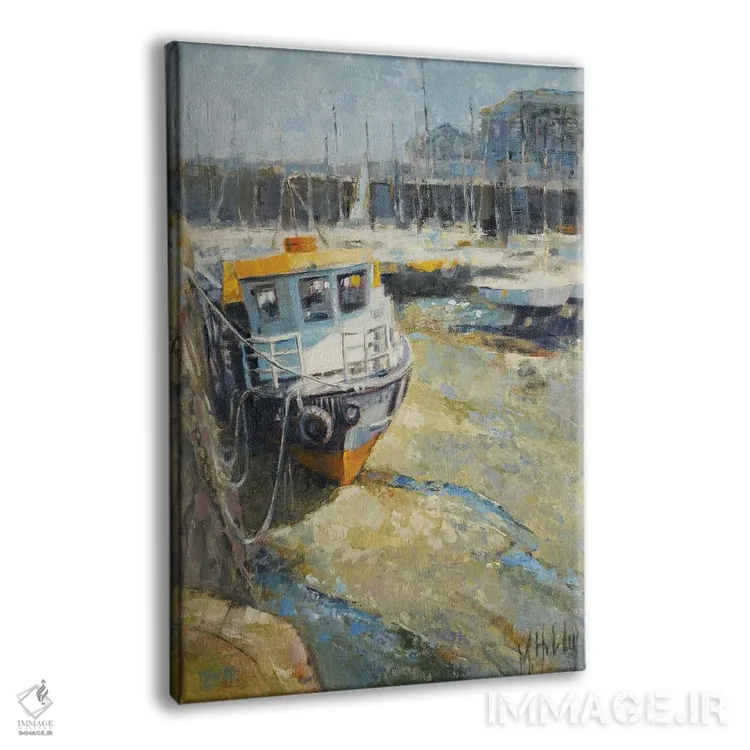 تابلو دکوراتیو بندرگاه در جزر اثر مری هابلی - نمای پرسپکتیو محصول