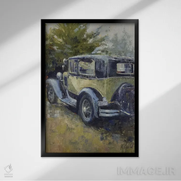 تابلو دکوراتیو ماجراجویی اثر مری هابلی - نمای قابدار مشکی