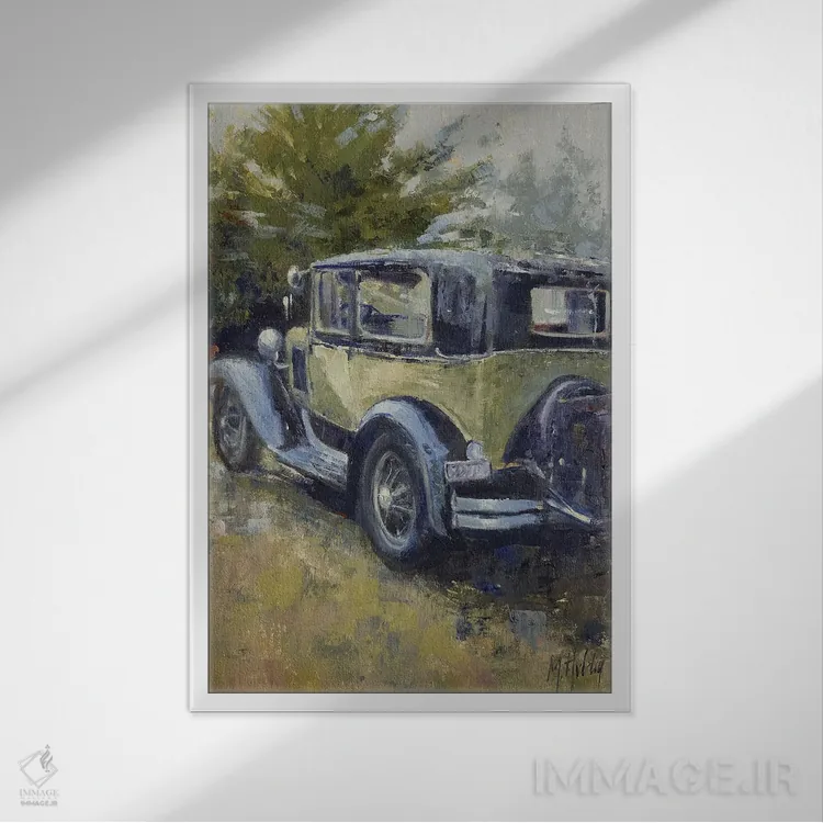 تابلو دکوراتیو ماجراجویی اثر مری هابلی - نمای قابدار سفید