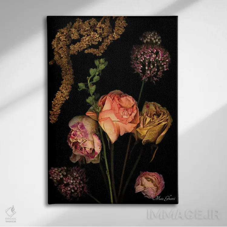 تابلو دکوراتیو فینالیس اثر ماز غنی - نمای روبهرو روی دیوار