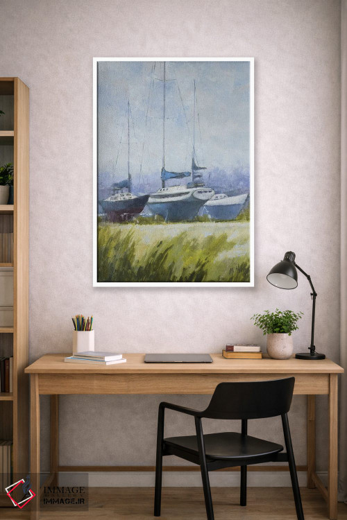 تابلو دکوراتیو مه آلود اثر مری هابلی - D1W