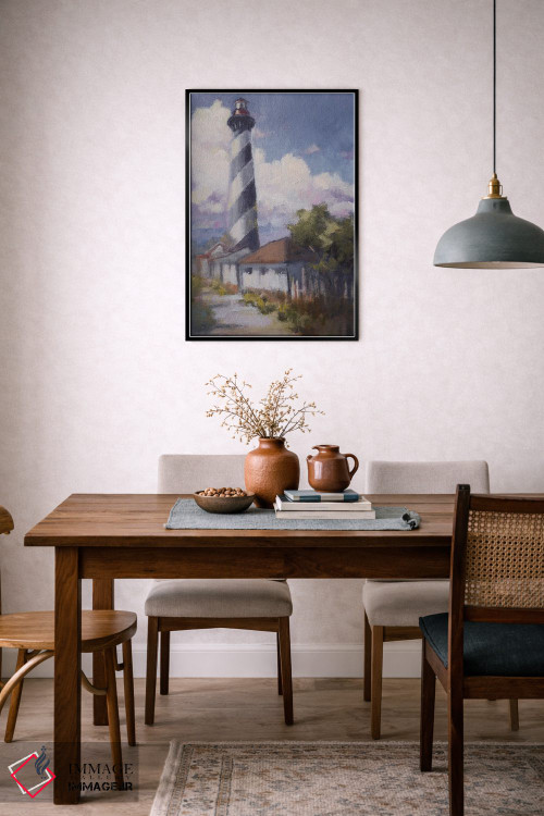 تابلو دکوراتیو طلوع فانوس دریایی اثر مری هابلی - D5B