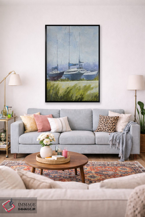 تابلو دکوراتیو مه آلود اثر مری هابلی - D2B