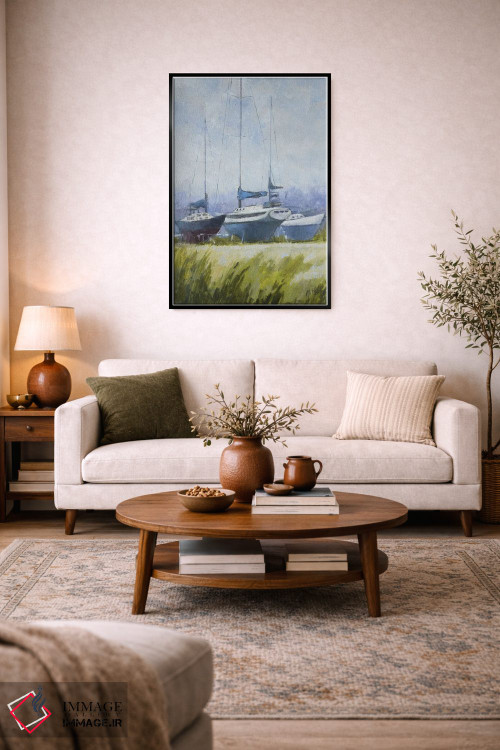 تابلو دکوراتیو مه آلود اثر مری هابلی - D3B